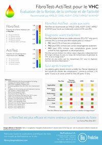 FibroTest-ActiTest pour les porteurs du virus de l'hépatite C (VHC)